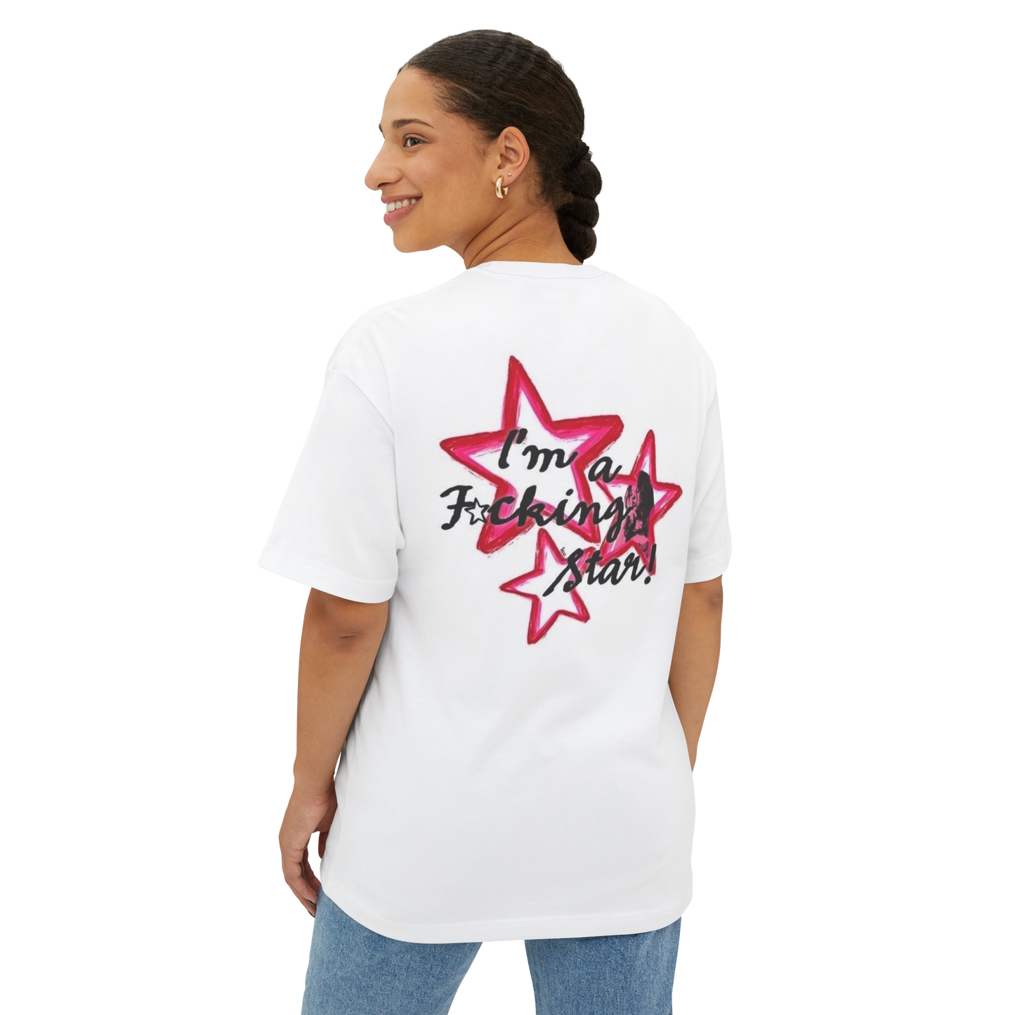 IM A F*CKING STAR BOXY TEE